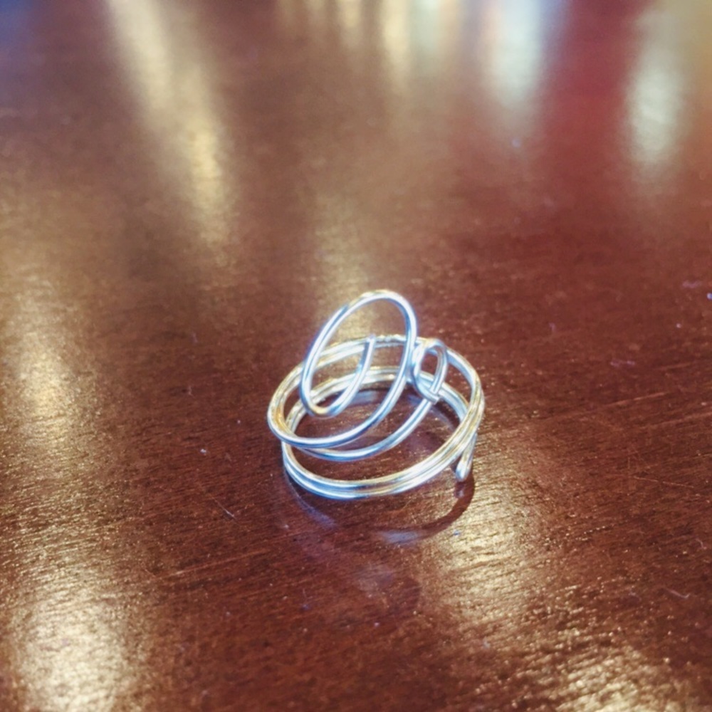 🔴 Beautiful Handmade Unique Wire Ring All Sizes - Picture 5 of 5